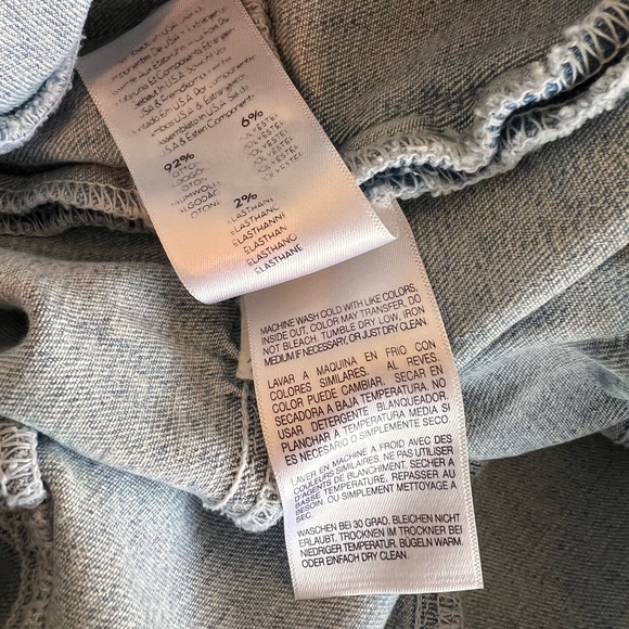 MOTHER THE RUFFLE MINI RAW EDGE DISTRESSED DENIM JEAN MINI COASTAL COWGIRL SKIRT - Picture 8 of 16